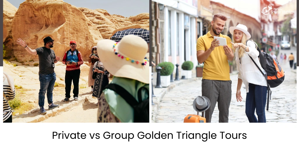 Private vs Group Tours Golden Triangle tour for usa and uk travlelelrs