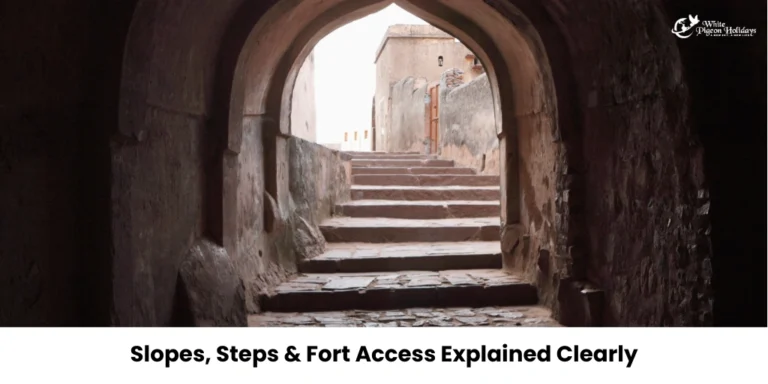 Walking stairs and tour in Rtajasthan for usa travelers seniors