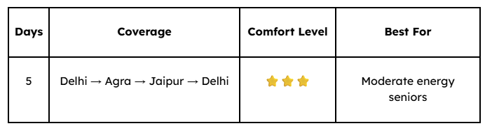 5-Day Golden Triangle Tour — Balanced Minimum