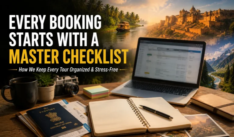 Every Booking Starts With A Master Checklist
