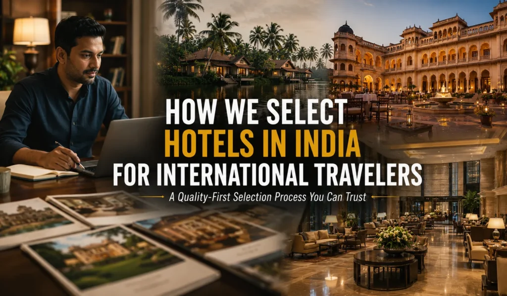 How We Select Hotels in India for International Travelers