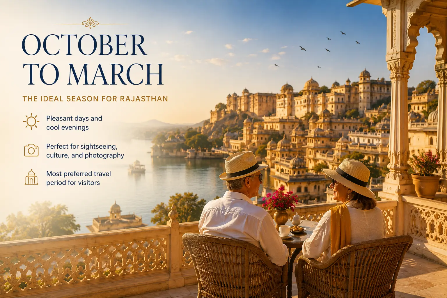 October to march Rajasthan best time to visit form usa