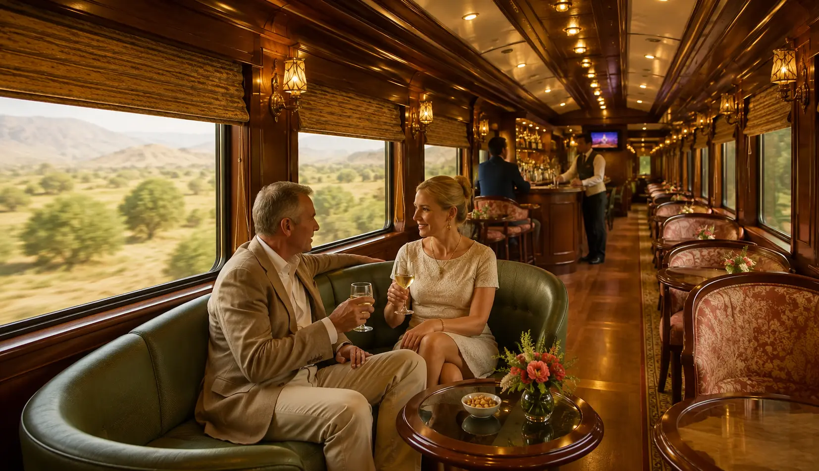 Luxury train maharaja express India