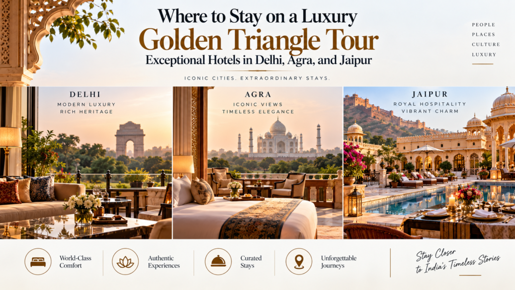 Where to Stay on a Luxury Golden Triangle Tour: Exceptional Hotels in Delhi, Agra, and Jaipur