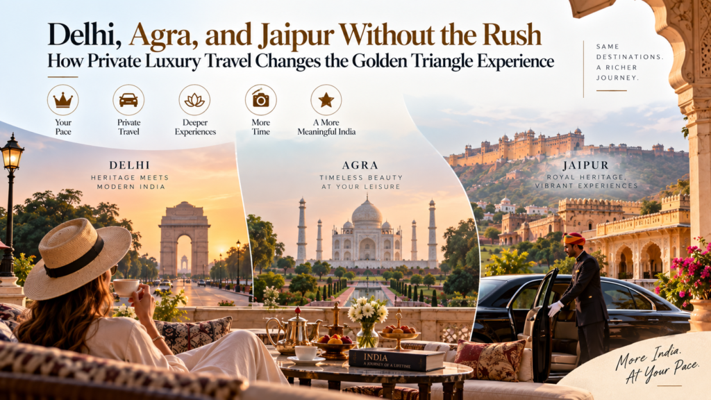 Delhi, Agra, and Jaipur Without the Rush: How Private Luxury Travel Changes the Golden Triangle Experience