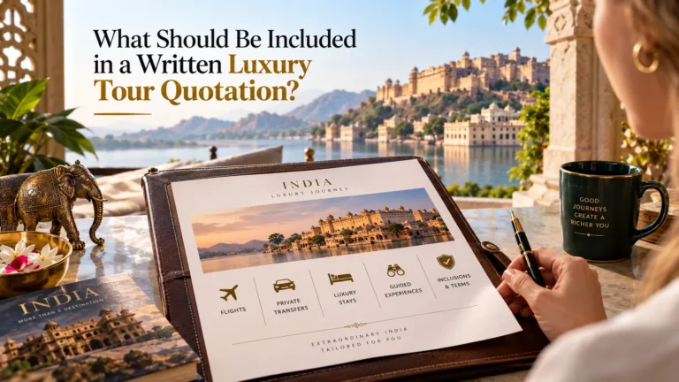 What Should Be Included in a Written Luxury Tour Quotation